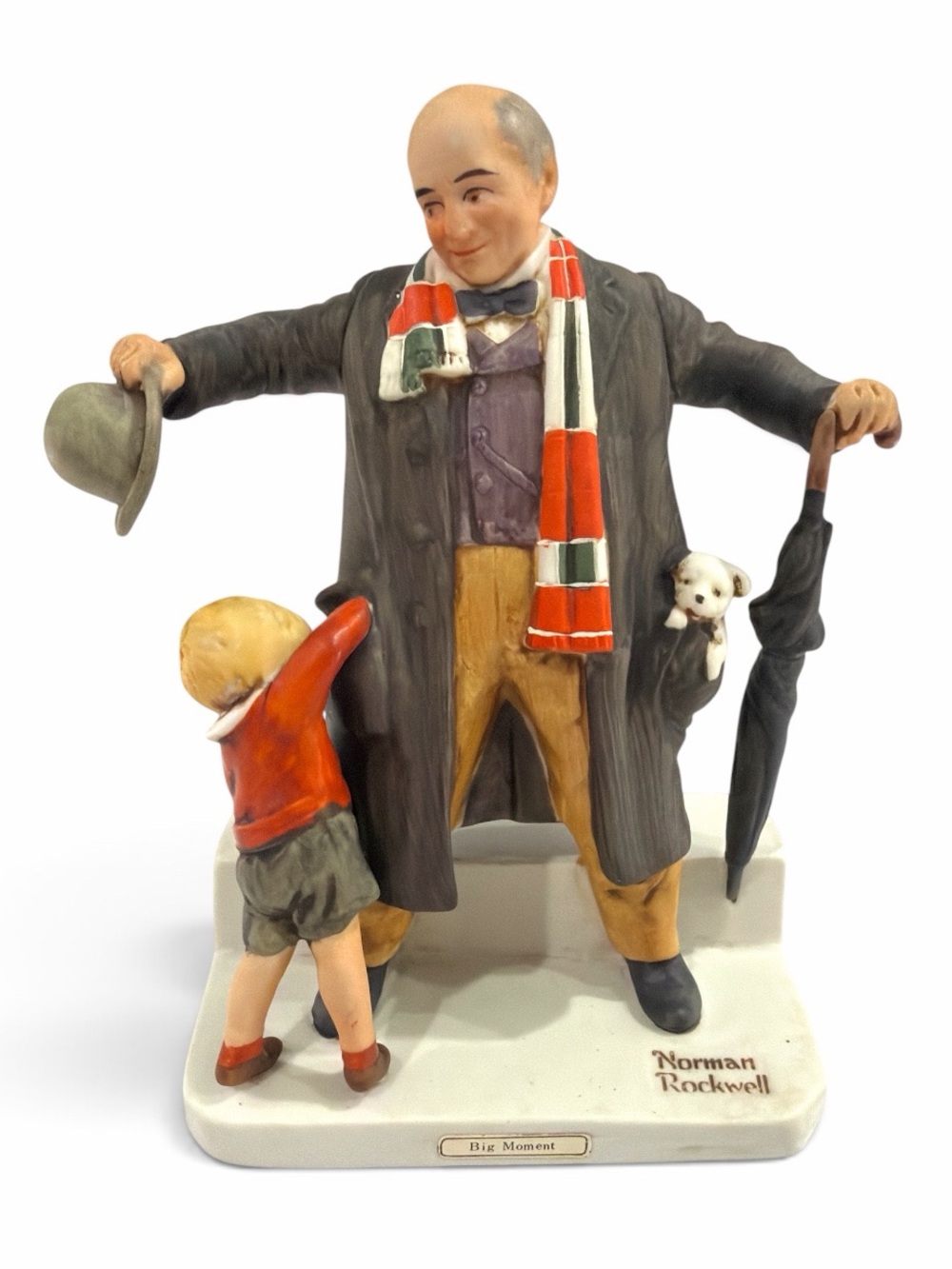 Vintage 1980 Norman Rockwell "Big Moment" Figurine Dave Grossman Designs NR-21